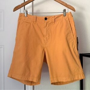BILLY REID mustard yellow pima cotton shorts